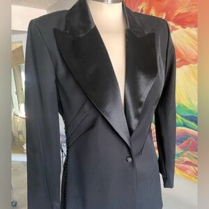 CDC Tuxedo Style Suit w Beading